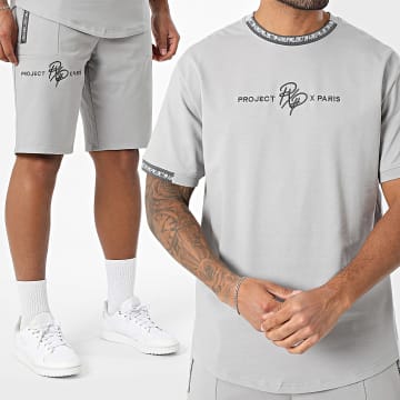 Project X Paris - Set T-Shirt Und Jogginghose 2210218 2240218 Grau Schwarz